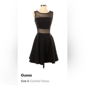 Guess Little Black Cocktail Dress, Size S